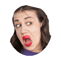 disgusted miranda STICKER by imoji