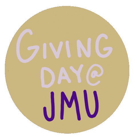 Giving Day Sticker by James Madison University