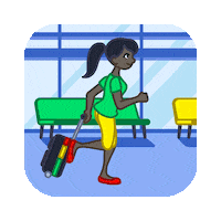 Girl Travel Sticker by App in the Air