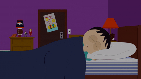 stan marsh sleeping GIF by South Park 