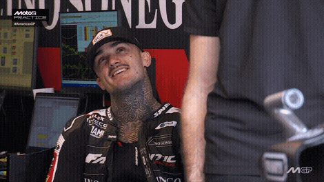 Aron Canet Smile GIF by MotoGP™