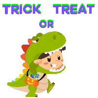 Happy Trick Or Treat Sticker by Jiligaga