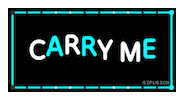 Neon Help Sticker