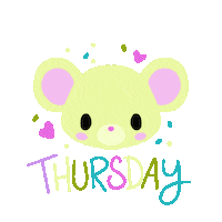 Mouse Thursday Sticker