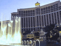 VisitLasVegas vegas las vegas skyline bellagio GIF