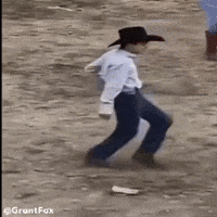 Hoe Down Moon Walk GIF