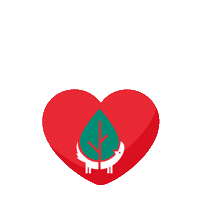 Heart Love Sticker by Treeline Vet