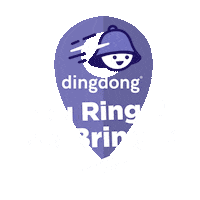 Delivery Map Sticker by DingDong