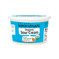 KalonaSuperNatural sour cream kalona supernatural kalona kalona sour cream Sticker