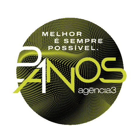 Agencia3 giphyupload 21anos agencia3 melhor possível Sticker