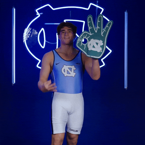 University Of North Carolina Wrestling GIF by UNC Tar Heels