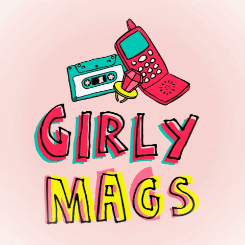 GirlyMags giphygifmaker 90s podcast 1990s GIF