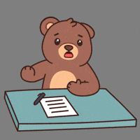 Confused Teddy Bear GIF by BEARISH