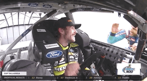 Ryan Blaney Friends GIF by NASCAR
