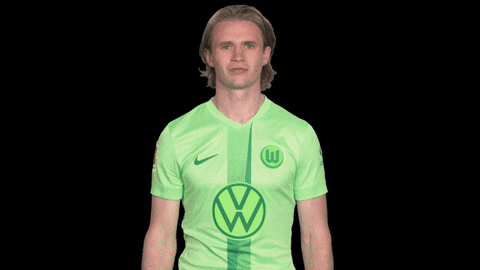 Happy Goal GIF by VfL Wolfsburg