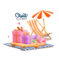 quillcitymallkl summer beach sea sunny Sticker