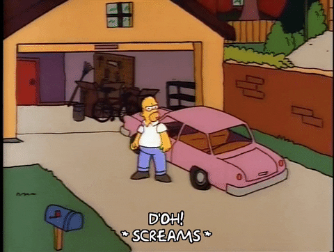 scared homer simpson GIF
