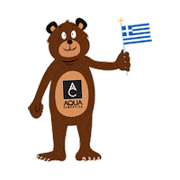 AQUACarpaticaGr bear bravo congratulations greece Sticker