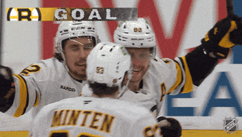 Happy Boston Bruins GIF by NHL