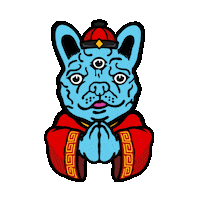 Dachshund Gongxifacai Sticker by Hello Human