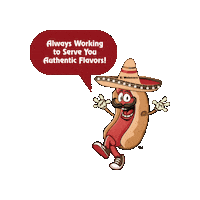 Hotdog Sticker by El Weinecero