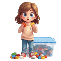 Boys Girls Legos Sticker
