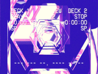 VIXIV loop glitch 3d falling GIF
