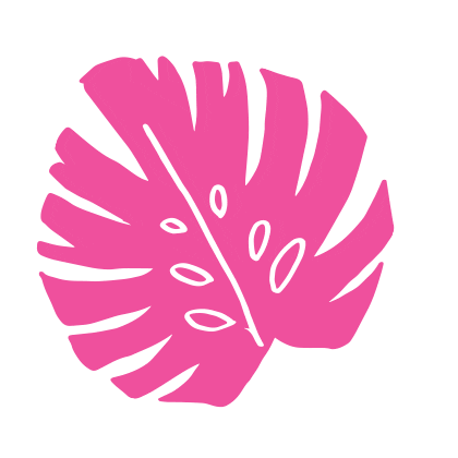 Pink Garden Sticker