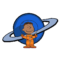 Happy Outer Space Sticker by Peanuts