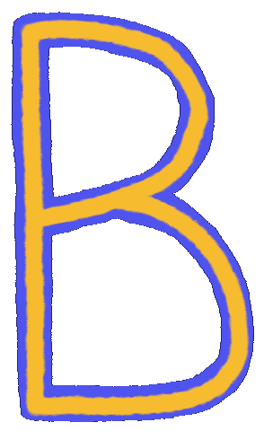 aelabreizh alphabet letter b lettre Sticker