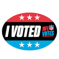 Voting Rock The Vote Sticker by NFL
