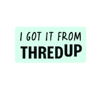 Thrift Chooseused Sticker by thredUP