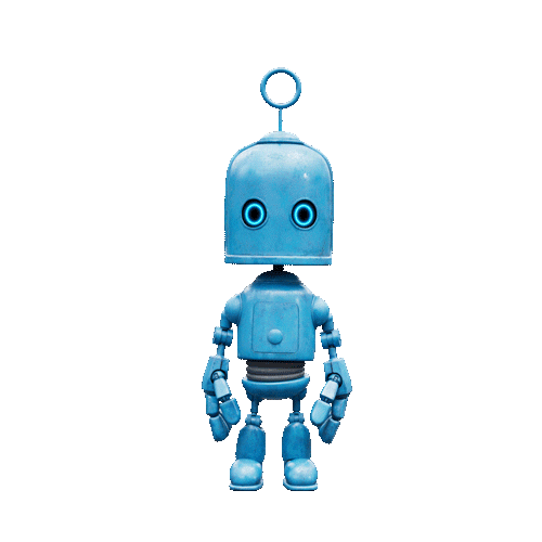 Robot Bubbles Sticker by O2