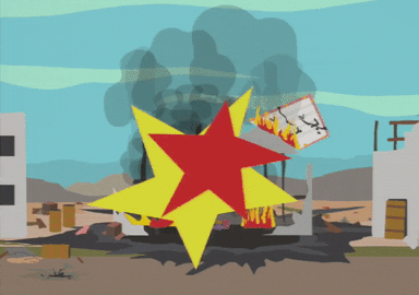 fire smoke GIF by South Park 