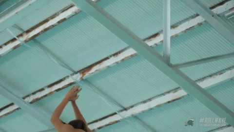 athletics swimming GIF by GreenWave