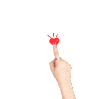 Heart Click Here Sticker