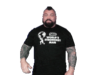 Eddie Hall Yes Sticker by The World's Strongest Man