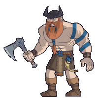 Animation Axe Sticker