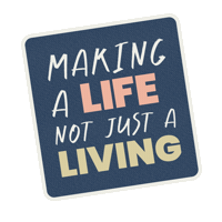 wearefreebirds freelance freelancer freebirds making a life Sticker