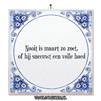 Winter Humor Sticker by Tegelspreuken.nl