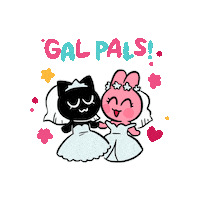 Cat Love Sticker by Bare Tree Media