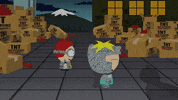 shocked butters stotch GIF by South Park 