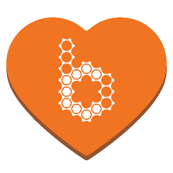 Heart Sticker by Bone Cancer Research Trust
