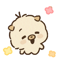 강아지 행복 Sticker