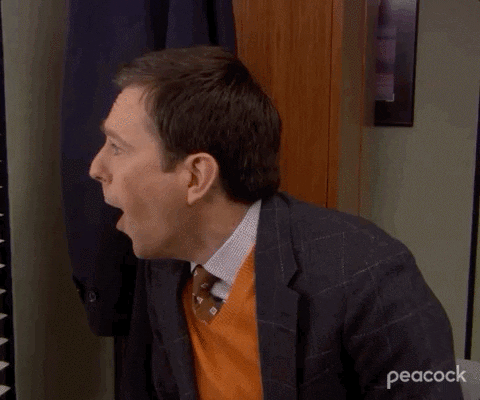 Happy Season 8 GIF by The Office