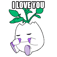 I Love You Hearts Sticker by Magic Eden