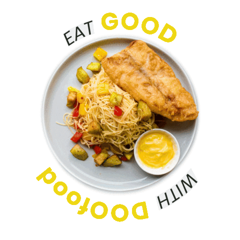 DOOfit giphyupload doogether makansehat doofood Sticker