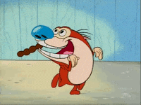 Happy Ren And Stimpy GIF