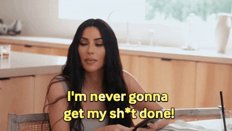 Bunim-MurrayProductions giphygifmaker business never kim kardashian GIF