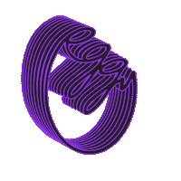 eggymusic logo purple eggy jam band Sticker